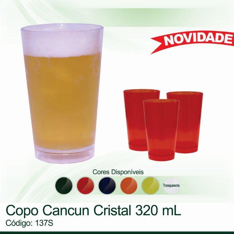 Copo Cancun Cristal - 320ml 