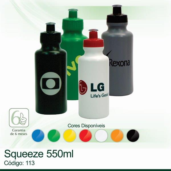 Squeeze plástico - 550ml