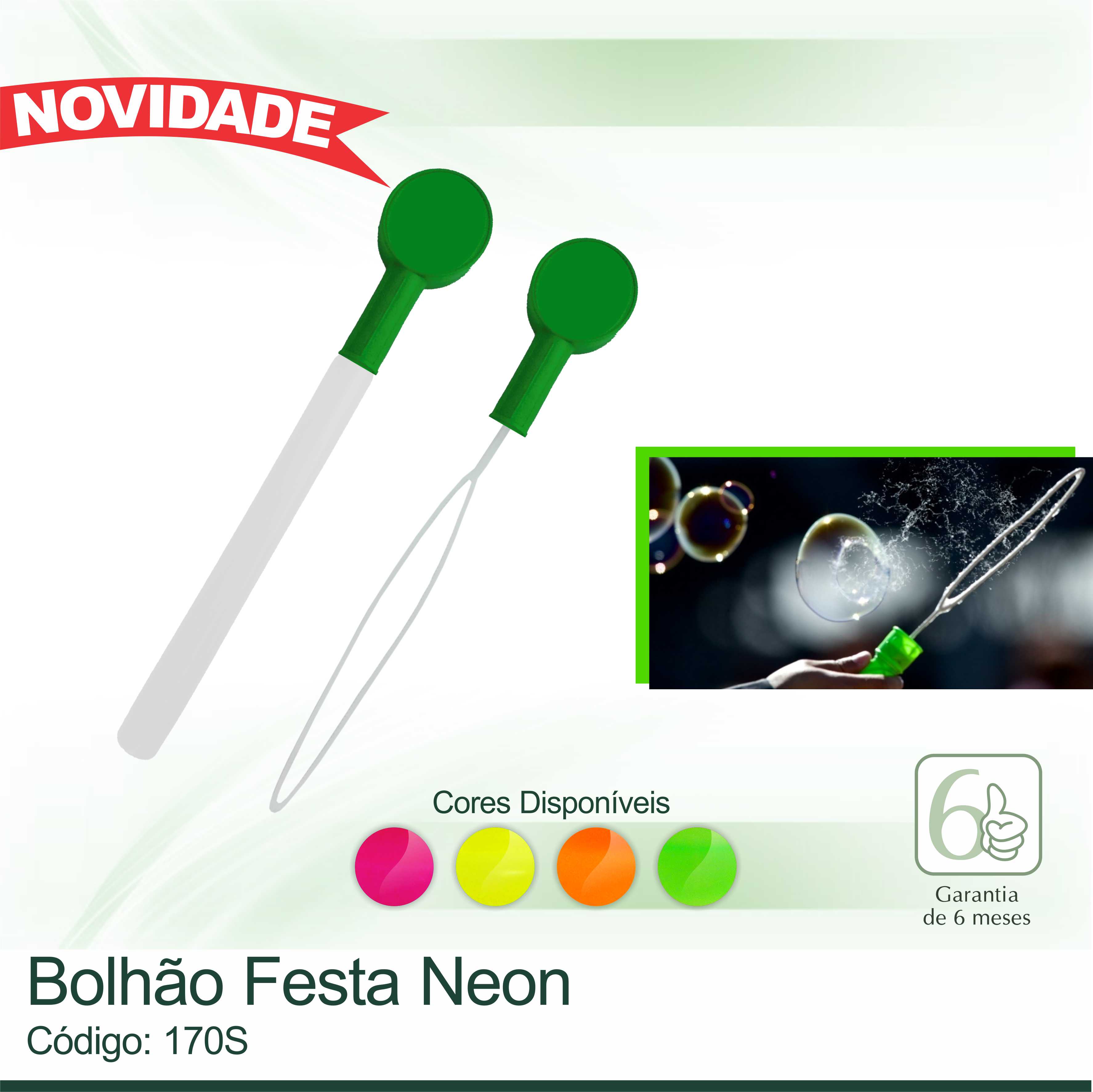 Bolhão de Festa NEON 