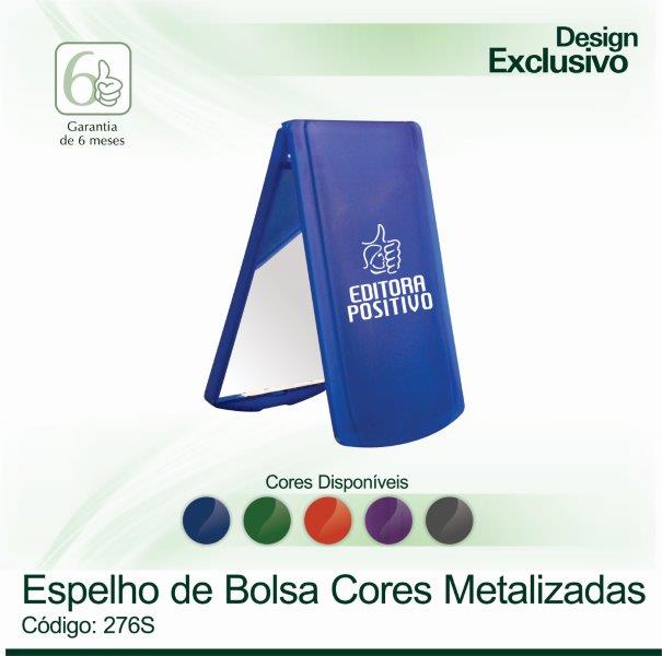 Espelho de Bolsa Cores Metalizadas 