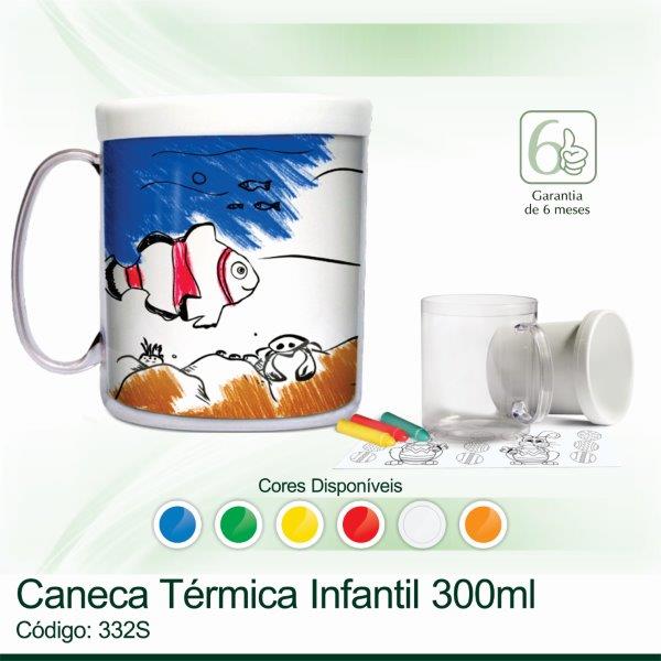 Caneca Térmica Infantil 300ml