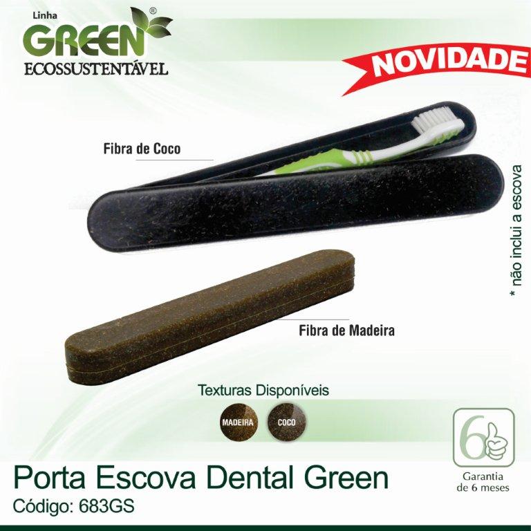 Porta Escova Dental GREEN 